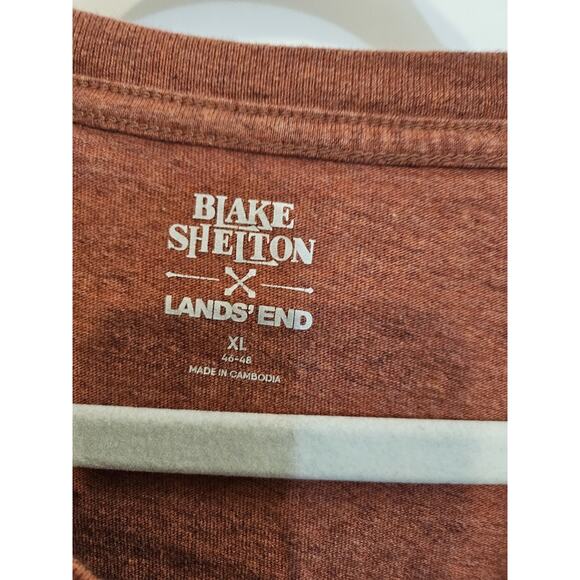 Blake Shelton x Lands' End Men's XL T-Shirt - Picture 5 of 8